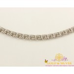 Серебряная цепь Бисмарк 55 сантиметров. 888039с , Gold & Silver Gold & Silver, Украина